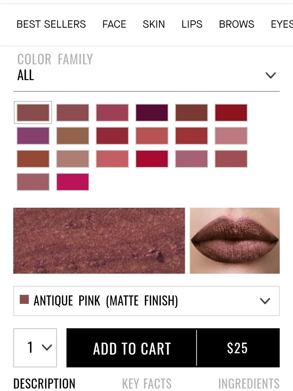 IL Makiage Waterproof Lip Liner in Antique